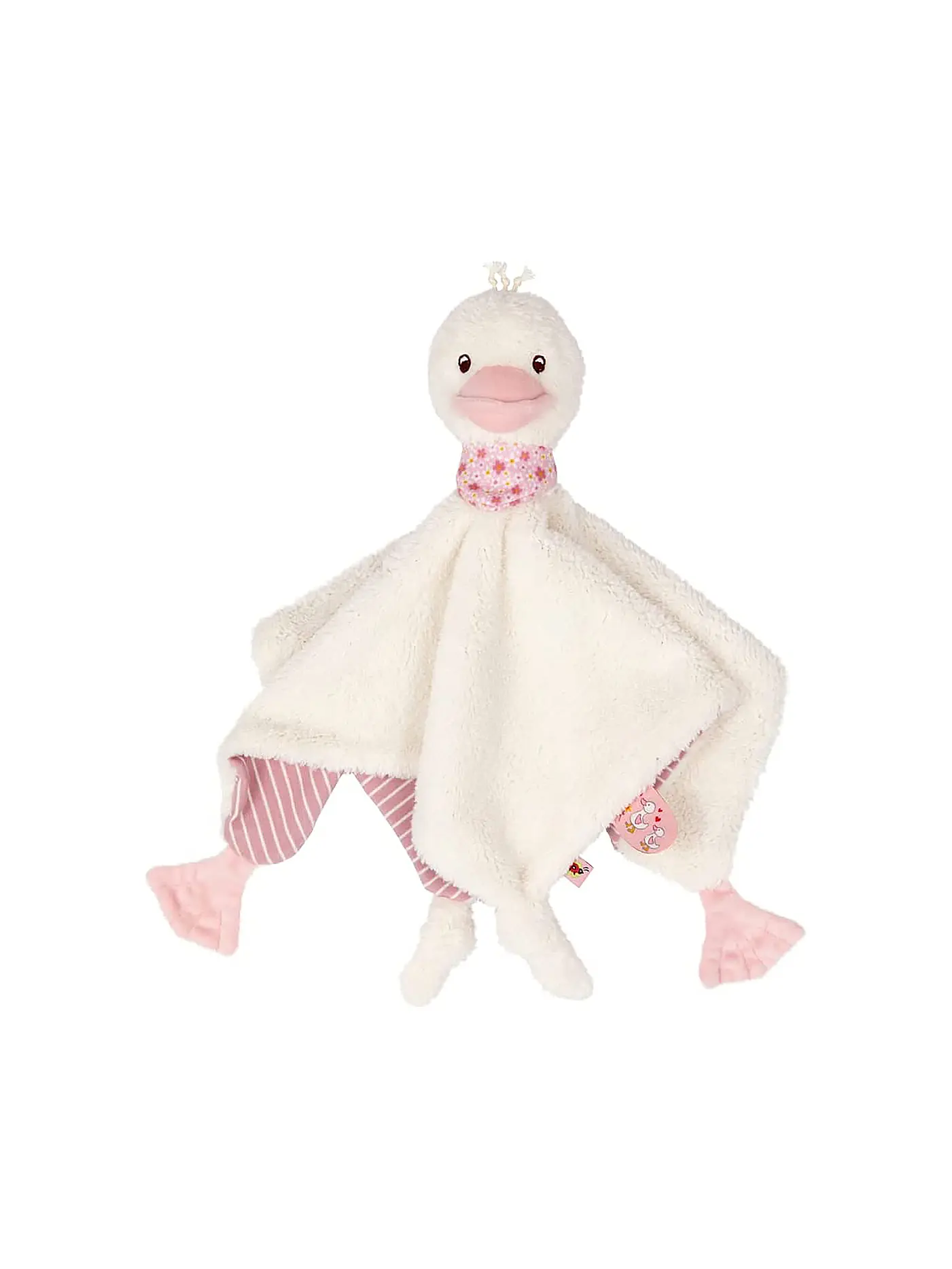 BABY GLÜCK | Schnuffeltuch - Gans rosa | 